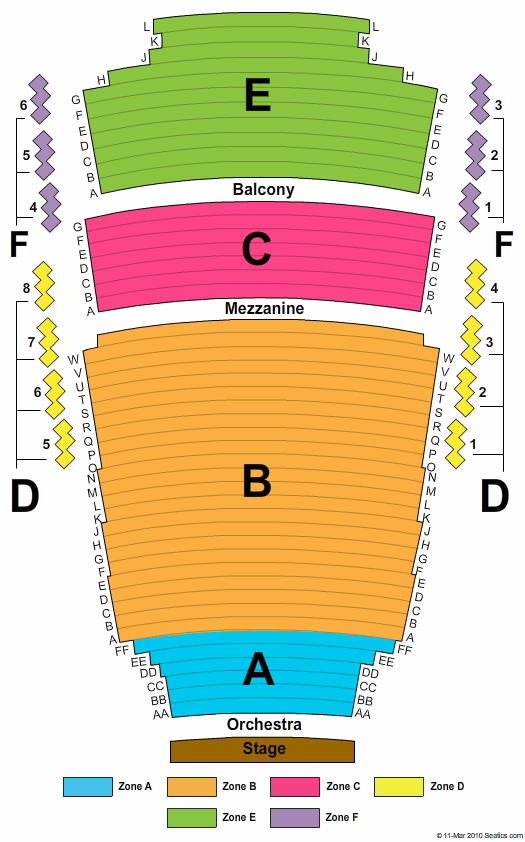Crouse Hinds Theater Seating Chart